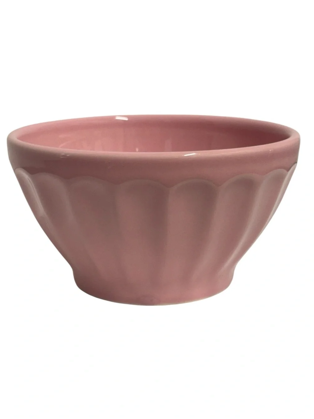 Anthropologie Pink Ceramic Latte Cereal Bowl